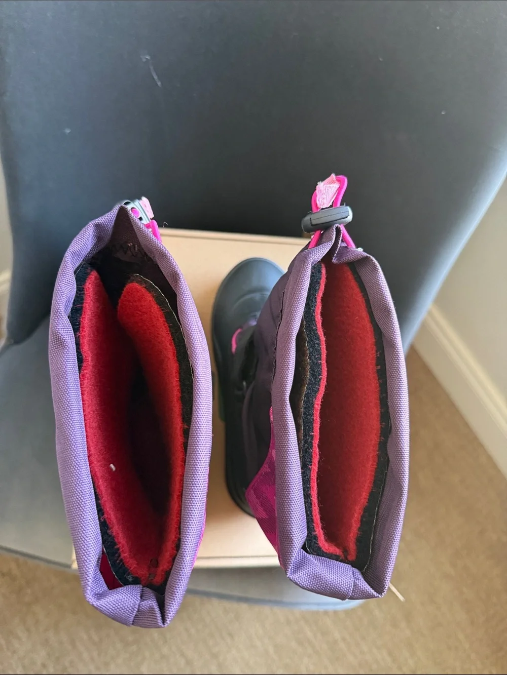 Kamik Kids Snowfall P2 Purple and Pink Winter Boots